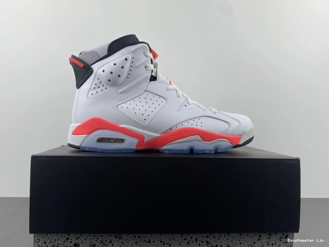 Bmlin (2014) 384664-123 Retro Infrared Jordan White 6 0707